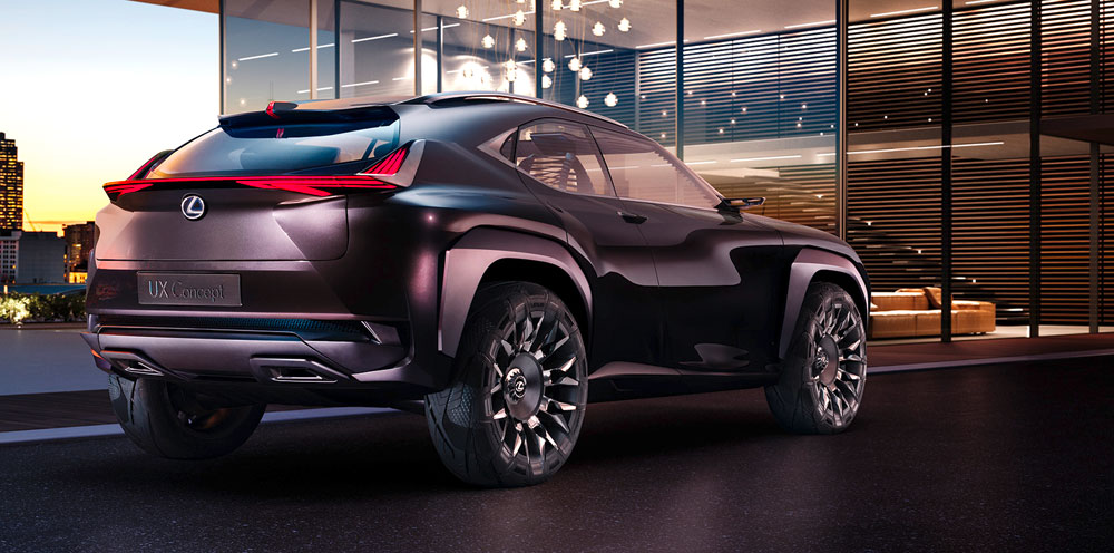 Lexus UX Concept с покрышками Goodyear Urban CrossOver